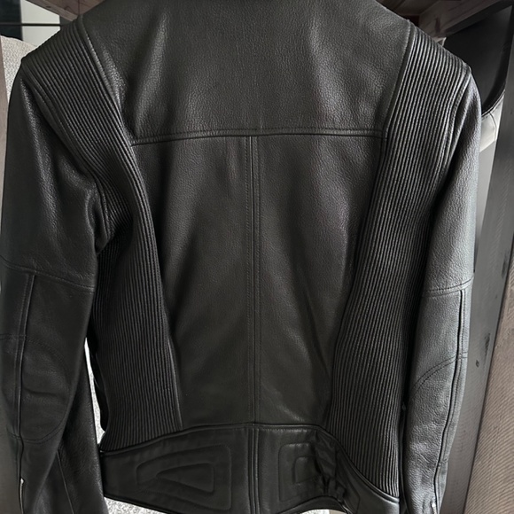 Men’s BLK DNM leather biker jacket - Picture 3 of 4